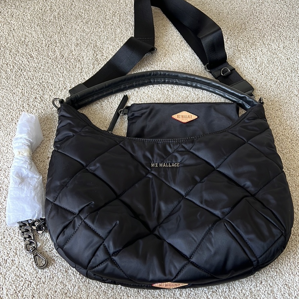MZ Wallace Bowery Shoulder Bag - EUC - Black